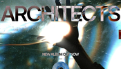 ゴッドレイのような表現と流体風のエフェクトが絶妙にマッチした Architects のスペシャルサイト