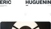 柔らかくゆっくり流れるようなどこか有機的な動きがおもしろい Eric Huguenin さんのポートフォリオサイト