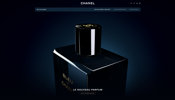 まるで実写映像のような微細な質感の表現が見事な BLEU DE CHANEL のウェブサイト