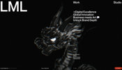 嫌味のない真っ直ぐな WebGL 表現がウェブサイトのトーンと一体となった LML Design Studio のウェブサイト