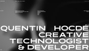シンプルな表現なのにそれがむしろ心地よい空気感を演出する Quentin Hocdé さんのポートフォリオ