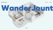 プロジェクト自体は頓挫したけど事例の１つとして公開されている WanderJaunt のウェブサイト
