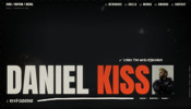 どこかオールドスクールなスタイルがサイト全体に浸透した Dániel Kiss さんのポートフォリオサイト
